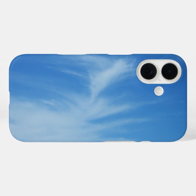 Blue Sky with White Clouds Abstract Nature Photo Case-Mate iPhone Case (Back (Horizontal))