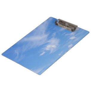 Blue Sky With Wispy Clouds Clipboard
