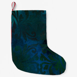 blue small christmas stocking