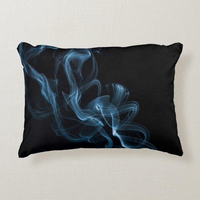 Blue Smoke Decorative Cushion (Front)