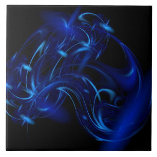 Blue Smoke Design Tile