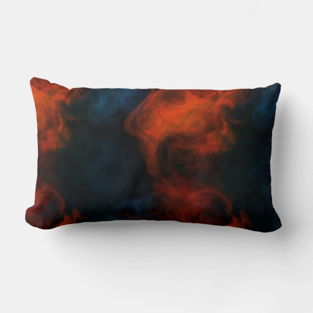 Blue Smoke   Lumbar Cushion (Front)