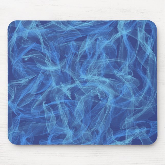 Blue Smoke Mouse Pad (Front)