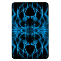 Blue Smoke Symmetrical Minimalist Black