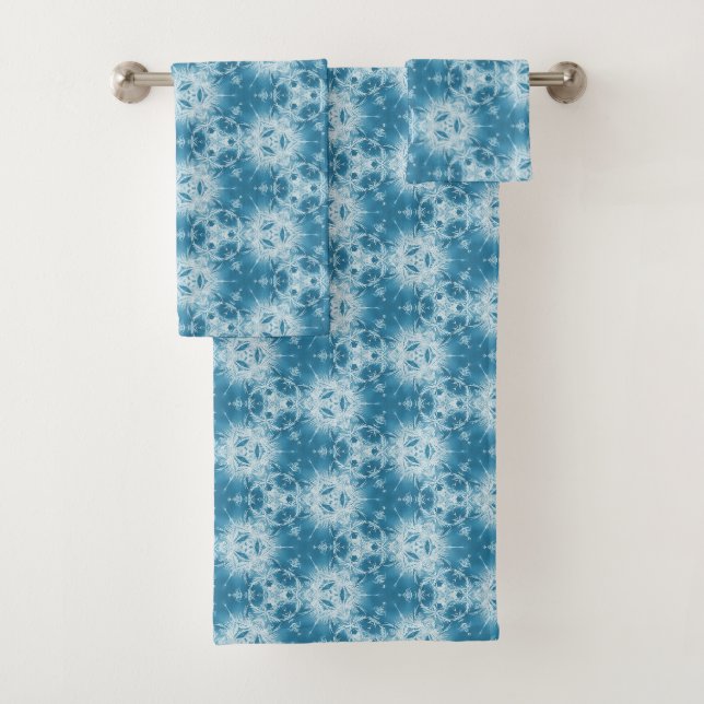 Blue Snow 2023 Bath Towel Set (Insitu)