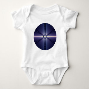 Blue Snowflake Baby Bodysuit