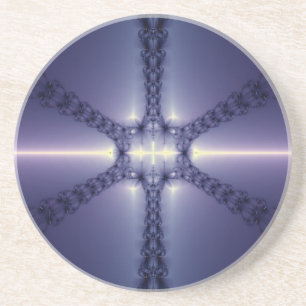 Blue Snowflake Coaster