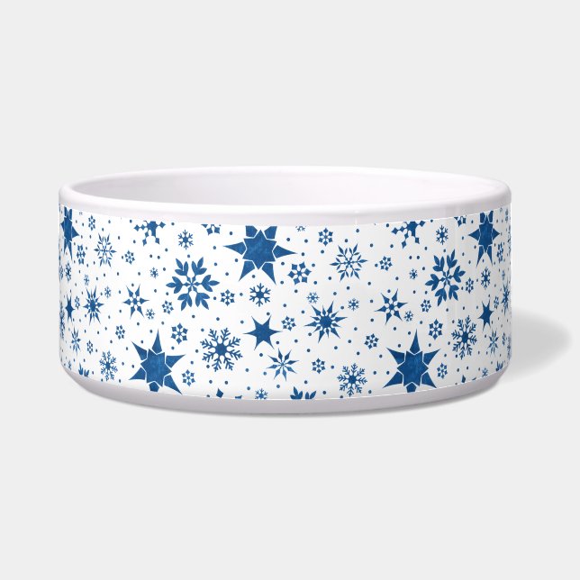 Blue Snowflake Pattern (Front)