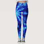Blue Snowflake Psychedelic Mandelbrot Fractal Leggings<br><div class="desc">These leggings feature a bold psychedelic starburst pattern based on the Mandelbrot fractal set. A fractal is a pattern that repeats forever,  based on a mathematical equation or set of equations. This fractal includes shades of blue.</div>
