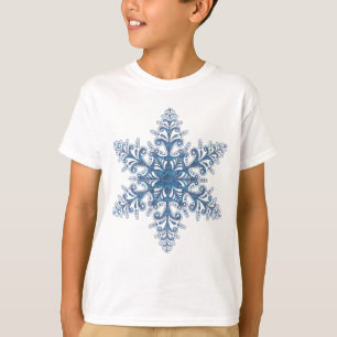 Blue Snowflake Shirt