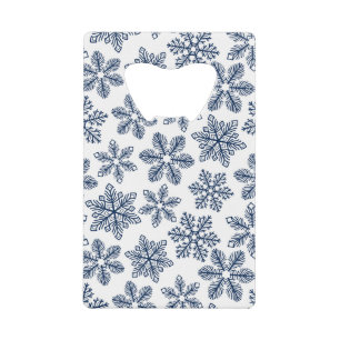 Blue snowflakes