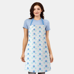 Blue Snowflakes Apron