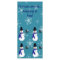 Blue Snowflakes Reading Snowman Bookmarks