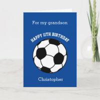 Blue Soccer 11th Birthday