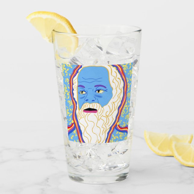 Blue Socrates Glass (Front Ice)
