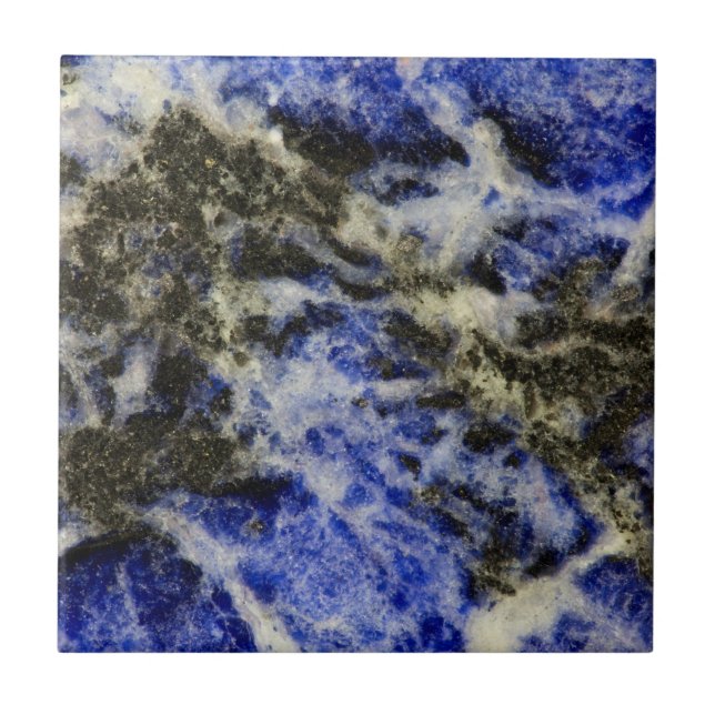 Blue Sodalite Ceramic Tile (Front)