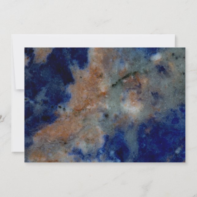 Blue Sodalite Close Up Card (Front)