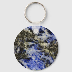 Blue Sodalite Key Ring