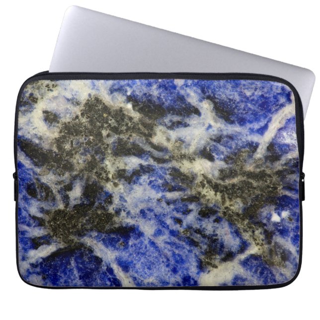 Blue Sodalite Laptop Sleeve (Front)