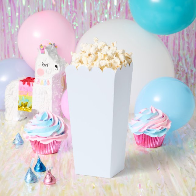 Blue Soft White Pastel Solid Colour Favour Box (Party)