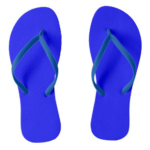 Blue  (solid colour)   thongs