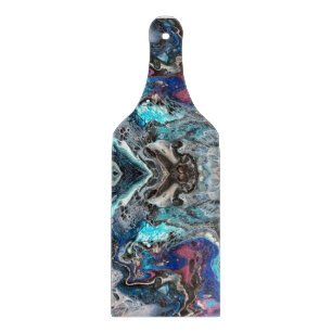 Blue space pouring cutting board