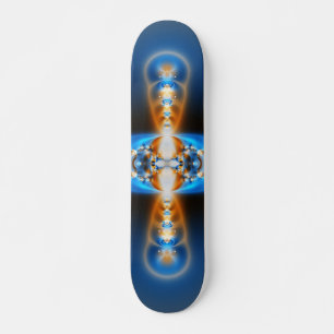 Blue Space Skateboard