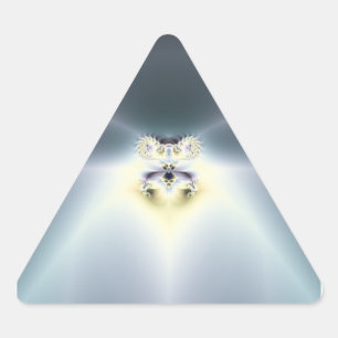 Blue Space Triangle Sticker