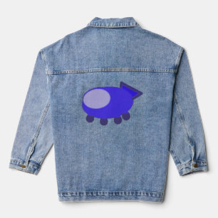 Blue Spaceship Denim Jacket