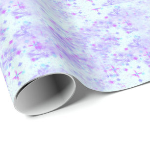 Blue Spark Wrapping Paper