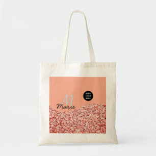 blue sparkle add logo text thank you discount tote bag
