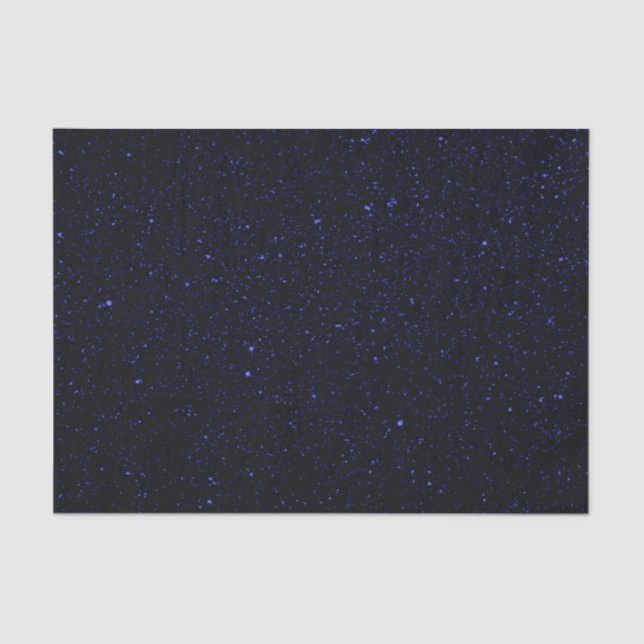 Blue Sparkle-Black Tissue Paper (Front)
