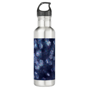 Blue Sparkle Bokeh Lights 710 Ml Water Bottle