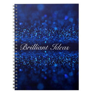 Blue Sparkle Notebook