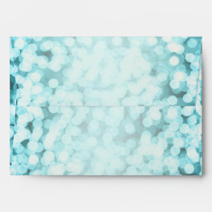Blue Sparkling Lights Glamour Party Envelopes