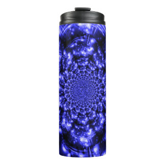 Blue Sparkling Lights Thermal Tumbler