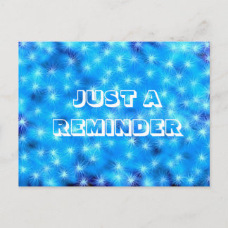 Blue Sparle Postcard