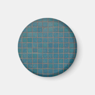 blue speckled tiles magnet