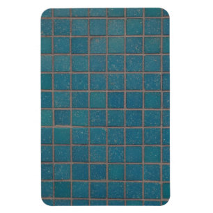 blue speckled tiles magnet