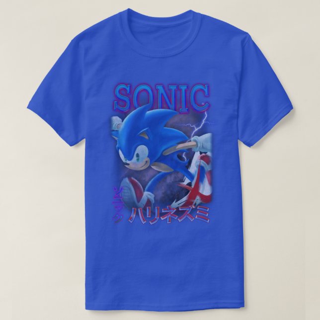 Blue Speedster T-Shirt (Design Front)