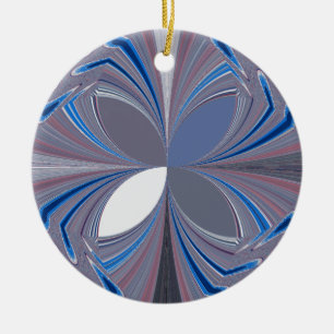 Blue spider ceramic ornament
