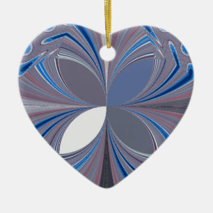 Blue spider ceramic ornament