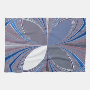Blue spider tea towel