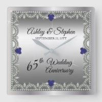 Blue Spinel | Diamonds 65th Wedding Anniversary