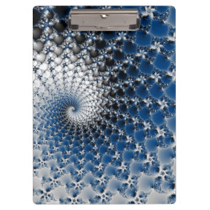 Blue Spiral Clipboard