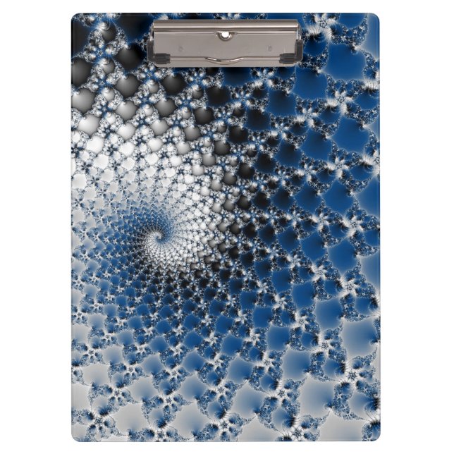 Blue Spiral Clipboard (Front)