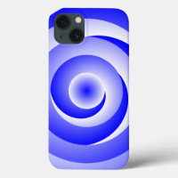 Blue Spiral Illusion by Kenneth Yoncich