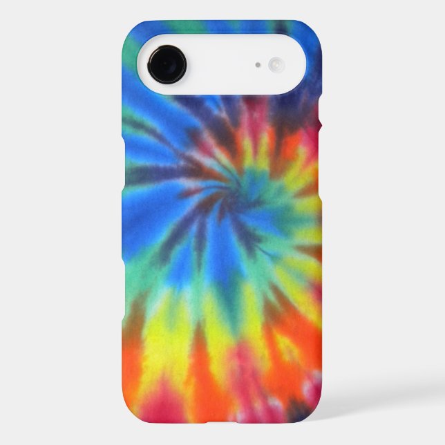 Blue Spiral Tie-Dye Case-Mate iPhone 4 Case (Back)