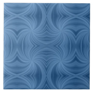 blue spiral tile