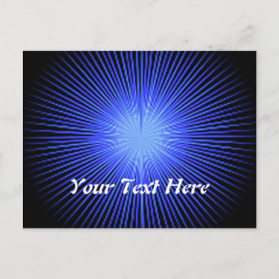 Blue Spirit Circles Postcard